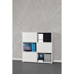 Germania Schiebetürenregal Mingle II - Weiß/Eiche Sonoma Dekor 40 Germania Schiebetürenregal Mingle II - Weiß/Eiche Sonoma Dekor -Wohnzimmermöbel boutique en ligne schiebetuerenregal mingle ii weiss eiche sonoma dekor 5029232