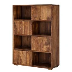 Ars Natura Schiebetürenregal Trangle - Sheesham massiv -Wohnzimmermöbel boutique en ligne schiebetuerenregal trangle sheesham massiv 702702