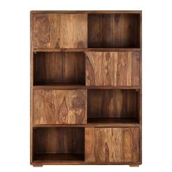 Ars Natura Schiebetürenregal Trangle - Sheesham massiv -Wohnzimmermöbel boutique en ligne schiebetuerenregal trangle sheesham massiv 702706