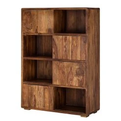 Ars Natura Schiebetürenregal Trangle - Sheesham massiv -Wohnzimmermöbel boutique en ligne schiebetuerenregal trangle sheesham massiv 702734
