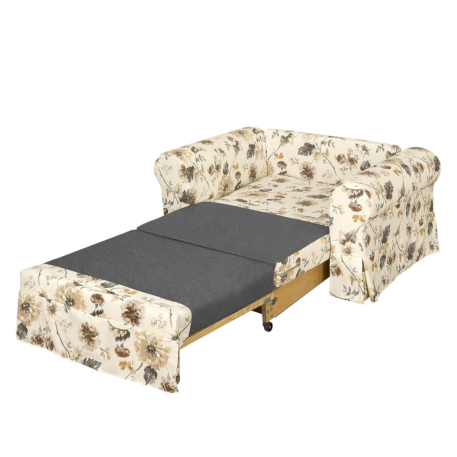 Mooved Schlafsessel Latina VIII Flachgewebe - Flachgewebe - geblümt - Beige / Braun 8 Mooved Schlafsessel Latina VIII Flachgewebe - Flachgewebe - geblümt - Beige / Braun – Bild 8