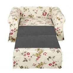 Mooved Schlafsessel Latina VI Flachgewebe - geblümt - Creme -Wohnzimmermöbel boutique en ligne schlafsessel latina v flachgewebe gebluemt creme 4132844