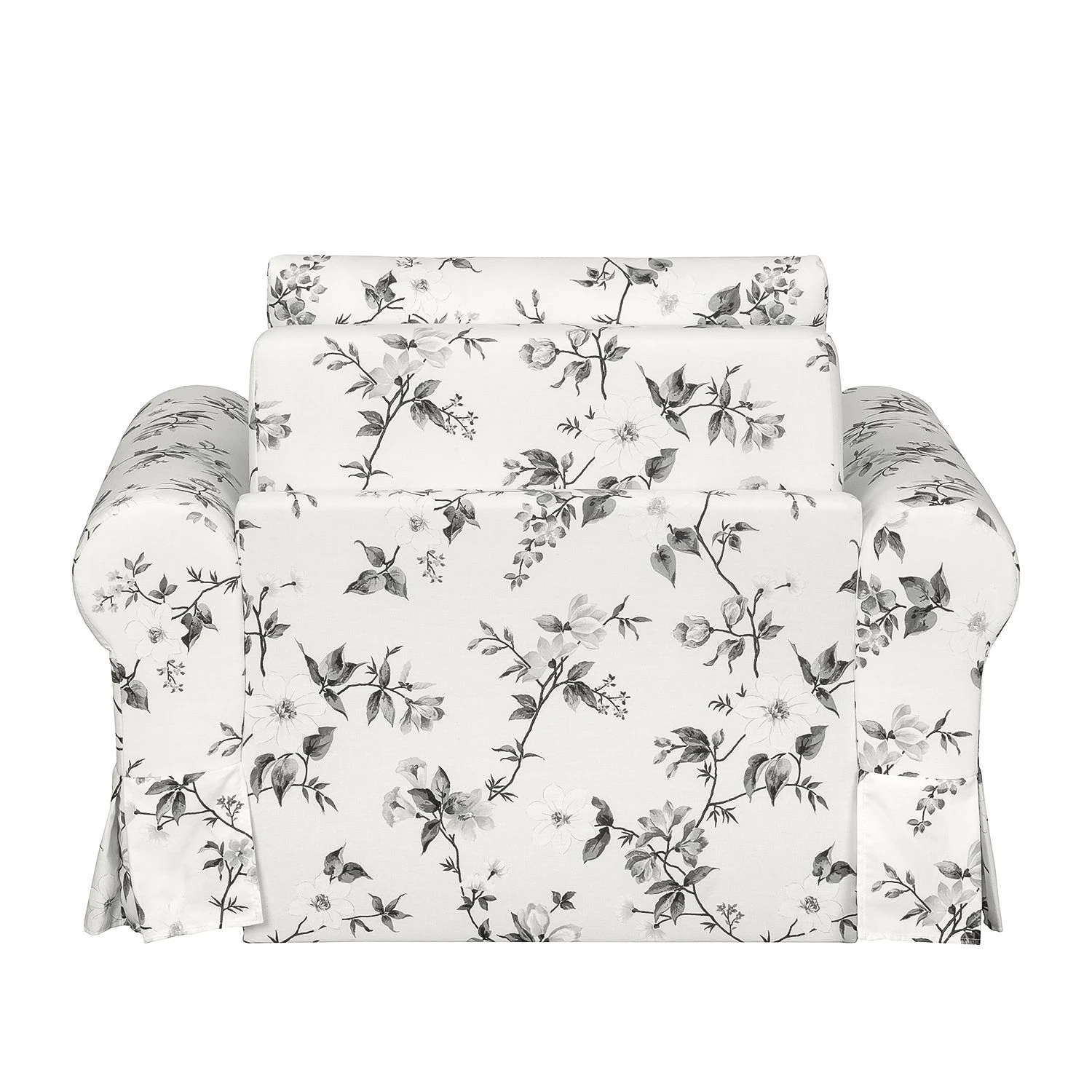 Mooved Schlafsessel Latina VII Flachgewebe - Weiß / Grau 5 Mooved Schlafsessel Latina VII Flachgewebe - Weiß / Grau – Bild 5