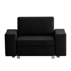 Chillout by Franz Fertig Schlafsessel Plaza Echtleder - Schwarz - Keine Funktion