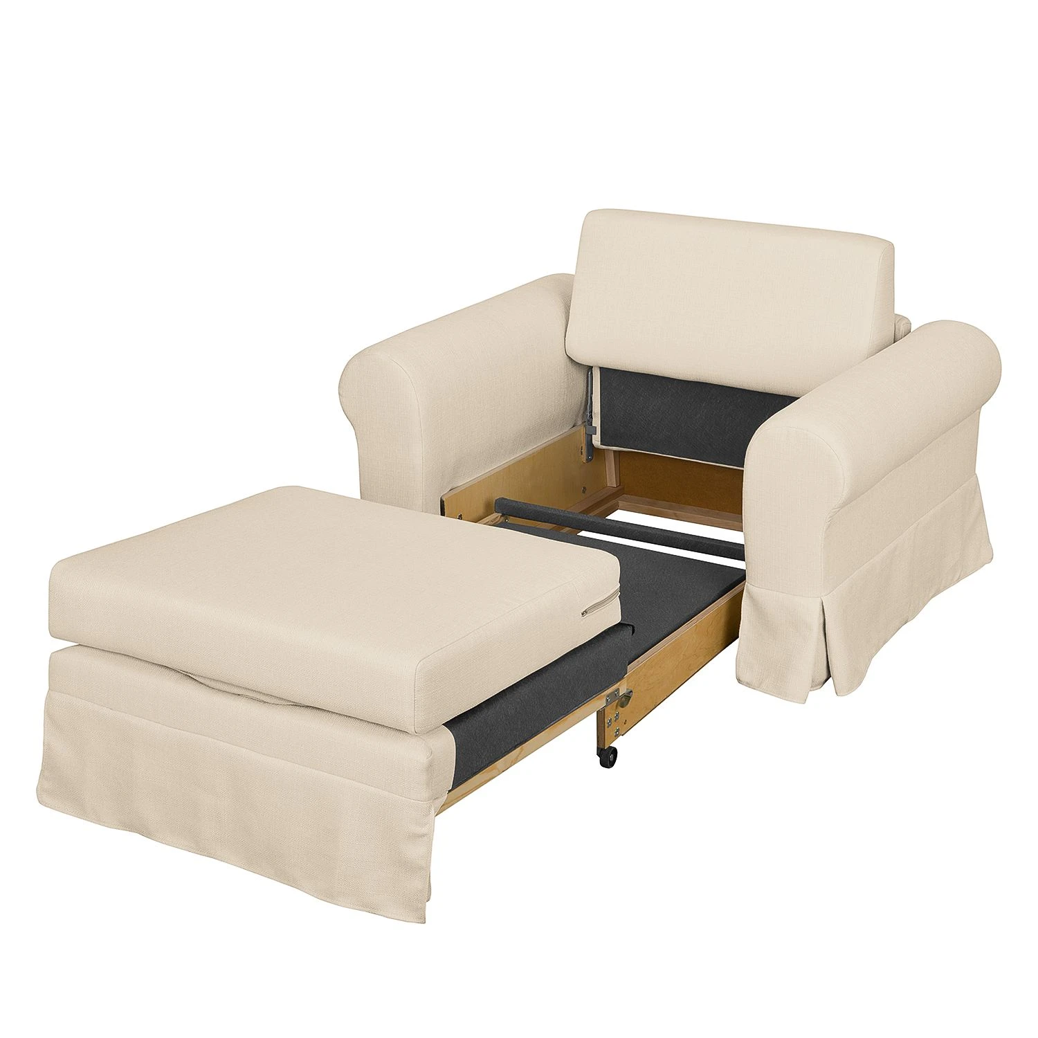 Mooved Schlafsessel Latina XIII Webstoff - Porzellanweiß 6 Mooved Schlafsessel Latina XIII Webstoff - Porzellanweiß – Bild 6