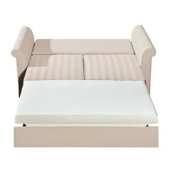 Maison Belfort Schlafsofa Bernadett - Breite: 168 cm -Wohnzimmermöbel boutique en ligne schlafsofa bernadett webstoff beige 336214