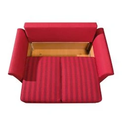 Maison Belfort Schlafsofa Bernadett - Breite: 168 cm -Wohnzimmermöbel boutique en ligne schlafsofa bernadett webstoff rot 336204