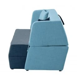 Mørteens Schlafsofa Divri Webstoff - Marineblau / Aqua -Wohnzimmermöbel boutique en ligne schlafsofa divri webstoff marineblau aqua 4605948