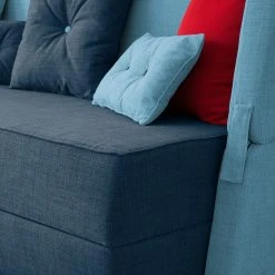 Mørteens Schlafsofa Divri Webstoff - Marineblau / Aqua -Wohnzimmermöbel boutique en ligne schlafsofa divri webstoff marineblau aqua 4993564