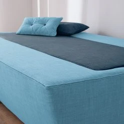 Mørteens Schlafsofa Divri Webstoff - Marineblau / Aqua -Wohnzimmermöbel boutique en ligne schlafsofa divri webstoff marineblau aqua 4993580