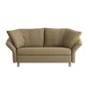 Chillout by Franz Fertig Schlafsofa Florenz Webstoff - Hellbraun - Breite: 156 cm