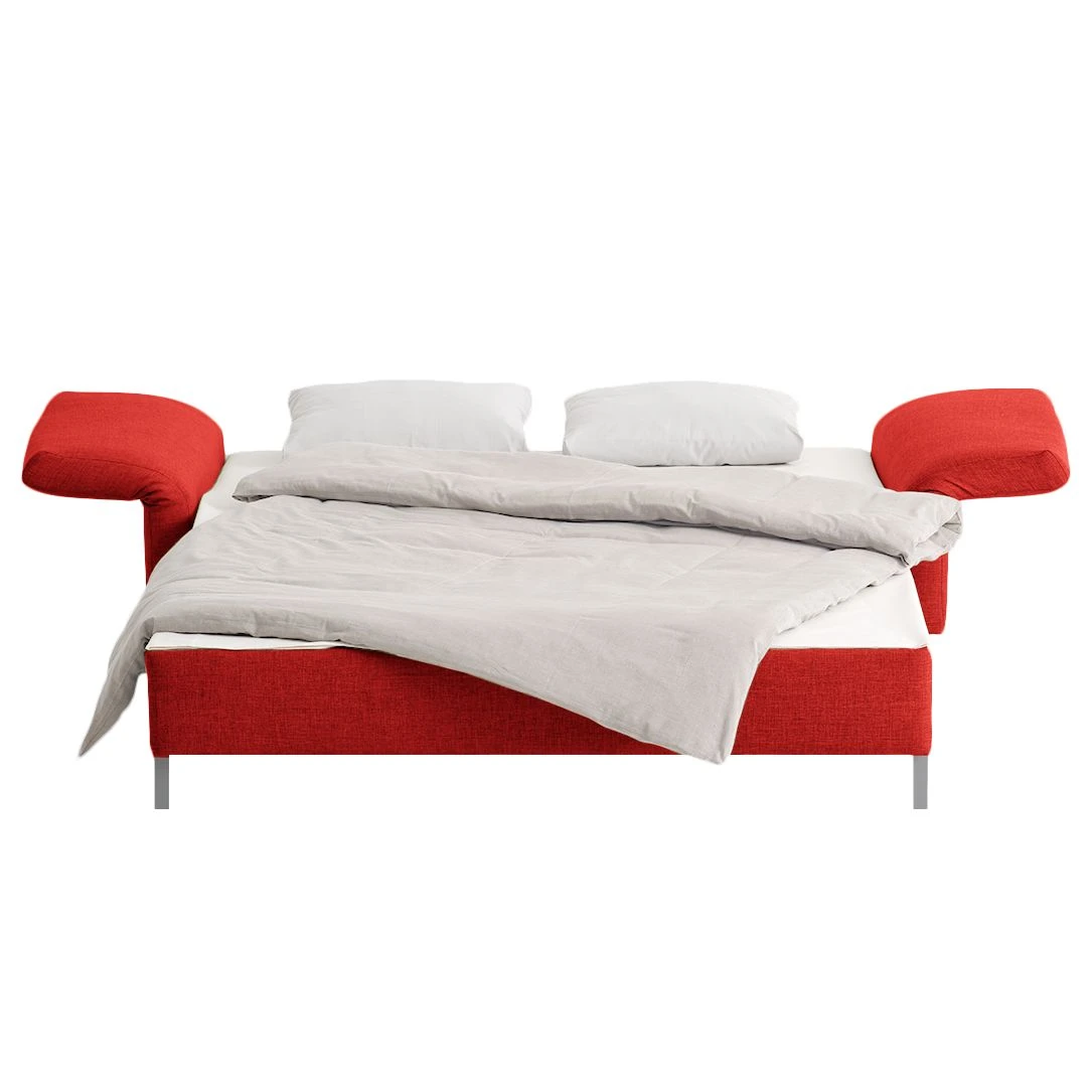 Chillout by Franz Fertig Schlafsofa Florenz Webstoff - Rot - Breite: 156 cm 5 Chillout by Franz Fertig Schlafsofa Florenz Webstoff - Rot - Breite: 156 cm – Bild 5