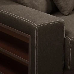 Fredriks Schlafsofa Forcett - Webstof -Wohnzimmermöbel boutique en ligne schlafsofa forcett webstof dunkelbraun 5107664