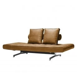 Innovation Möbel Schlafsofa Ghia - Antiklederlook - Braun -Wohnzimmermöbel boutique en ligne schlafsofa ghia kunstleder braun 4357072