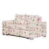 Mooved Schlafsofa Latina VIII Webstoff - Beige / Lila - Breite: 190 cm