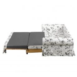 Mooved Schlafsofa Latina VII Webstoff - Weiß / Grau - Breite: 165 cm -Wohnzimmermöbel boutique en ligne schlafsofa latina vii webstoff weiss grau 165 cm 4191400