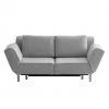 Chillout by Franz Fertig Schlafsofa Leo Webstoff - Lichtgrau
