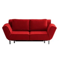 Chillout by Franz Fertig Schlafsofa Leo Webstoff - Rot