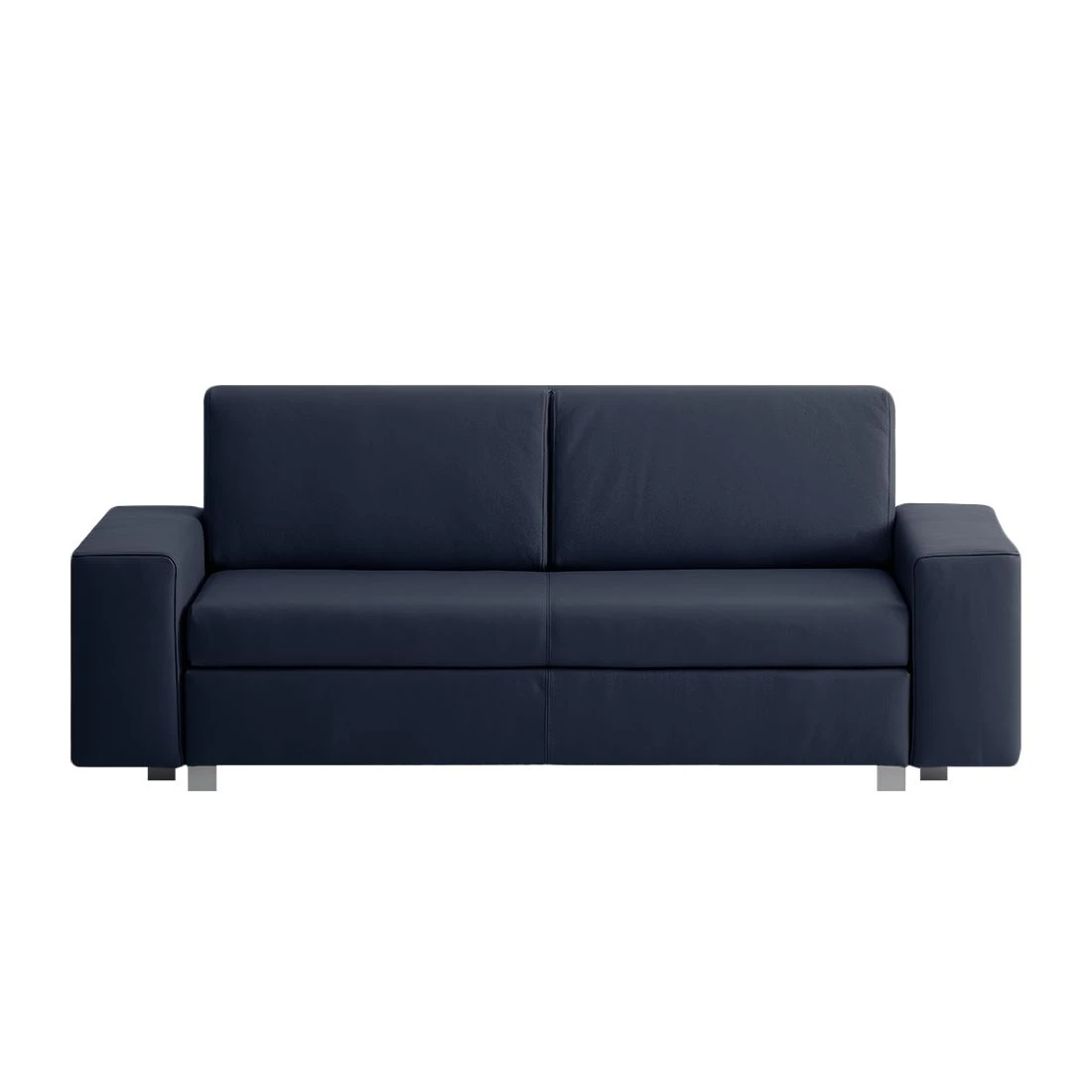 Chillout by Franz Fertig Schlafsofa Plaza Echtleder - Dunkelblau - Breite: 178 cm - Keine Funktion 1 Chillout by Franz Fertig Schlafsofa Plaza Echtleder - Dunkelblau - Breite: 178 cm - Keine Funktion