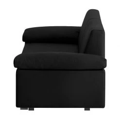 Chillout by Franz Fertig Schlafsofa Plaza Echtleder - Schwarz - Breite: 192 cm - Armlehne verstellbar -Wohnzimmermöbel boutique en ligne schlafsofa plaza echtleder schwarz 192 cm abklappbare armlehnen 1413858
