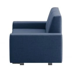 Chillout by Franz Fertig Schlafsofa Plaza Webstoff - Blau - Breite: 198 cm - Keine Funktion -Wohnzimmermöbel boutique en ligne schlafsofa plaza webstoff blau 198 cm 1398142