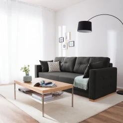 Roomscape Schlafsofa Realico Webstoff - Anthrazit -Wohnzimmermöbel boutique en ligne schlafsofa realico webstoff anthrazit 4912868
