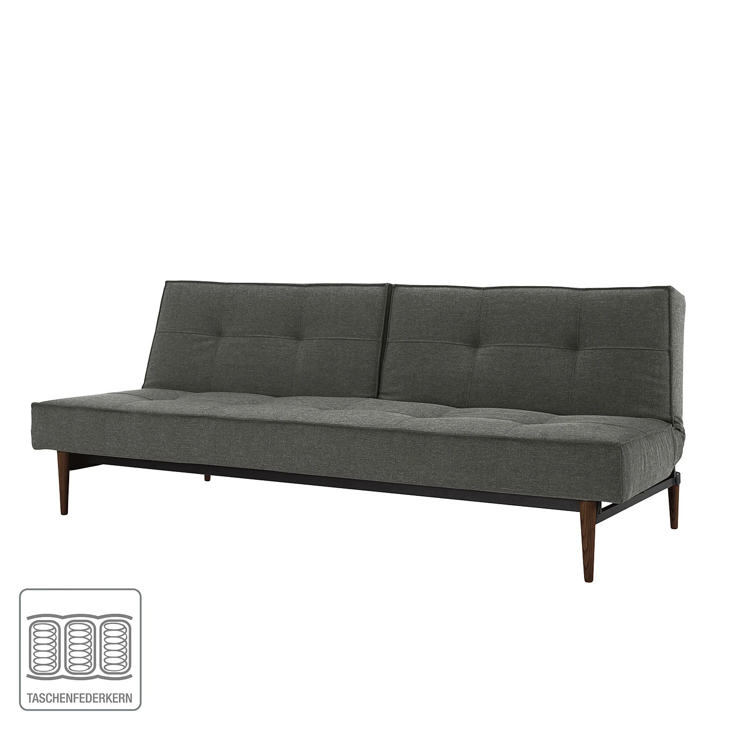 Innovation Möbel Schlafsofa Splitback II - Webstoff - Dunkelgrau 2 Innovation Möbel Schlafsofa Splitback II - Webstoff - Dunkelgrau – Bild 2