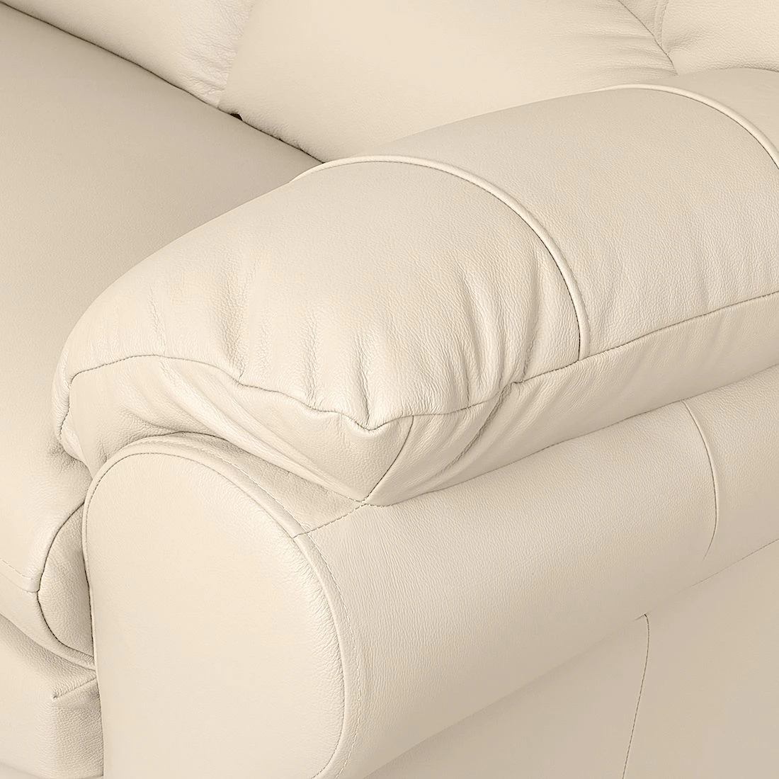 Modoform Schlafsofa Torsby - Echtleder Beige 15 Modoform Schlafsofa Torsby - Echtleder Beige – Bild 15