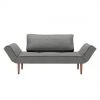 Innovation Möbel Schlafsofa Zeal - Webstoff Grau - Stoff 216 Flashtex Dark Grey