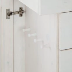 Maison Belfort Schmuckschrank Amata - Kiefer massiv - Weiß -Wohnzimmermöbel boutique en ligne schmuckschrank amata kiefer massiv weiss 1255802