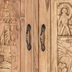 Wolf-Möbel Schrank Bombay - Sheesham massiv - Natur -Wohnzimmermöbel boutique en ligne schrank bombay sheesham massiv natur 1380621