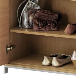 Voss Kommode Vedo II - Eiche / Weiß -Wohnzimmermöbel boutique en ligne schuhkommode vedo i eiche anthrazit 4908404