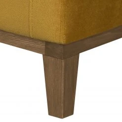 Jack & Alice Sessel Blomma Samt Senfgelb - Nussbaum -Wohnzimmermöbel boutique en ligne sessel blomma samtstoff senfgelb nussbaum 3670865