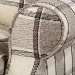 Maison Belfort Ohrensessel Colmar XL Webstoff - Braun / Beige -Wohnzimmermöbel boutique en ligne sessel corteen webstoff braun beige 4283704