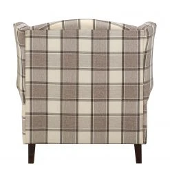 Maison Belfort Ohrensessel Colmar XL Webstoff - Braun / Beige -Wohnzimmermöbel boutique en ligne sessel corteen webstoff braun beige 4283736