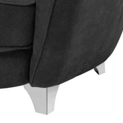 Cotta Sessel Ella Velours - Schwarz -Wohnzimmermöbel boutique en ligne sessel ella velours schwarz 1424970