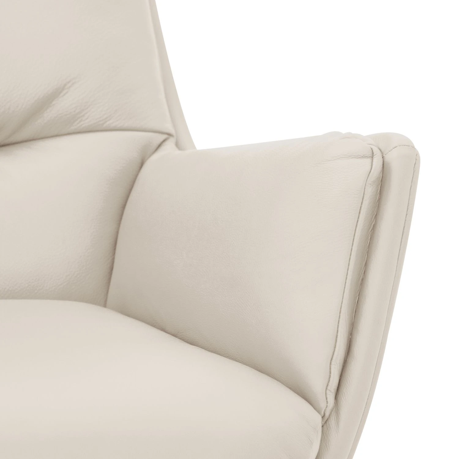 Studio Copenhagen Sessel Garbo I Echtleder - Echtleder - Echtleder Neka: Creme - Eiche Dunkel 5 Studio Copenhagen Sessel Garbo I Echtleder - Echtleder - Echtleder Neka: Creme - Eiche Dunkel – Bild 5