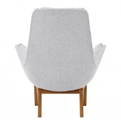 Studio Copenhagen Sessel Garbo I Webstoff - Webstoff Saia: Hellgrau - Eiche Dunkel -Wohnzimmermöbel boutique en ligne sessel garbo i webstoff eiche 3852516