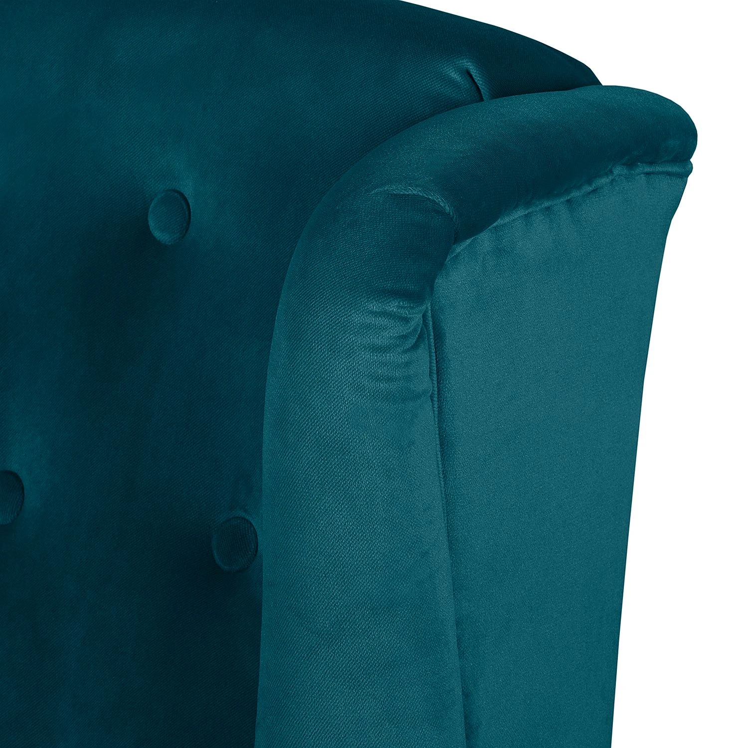 Jack & Alice Ohrensessel Grendon Samt - Petrol 5 Jack & Alice Ohrensessel Grendon Samt - Petrol – Bild 5