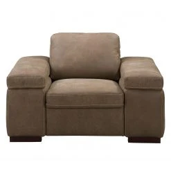 Ars Natura Sessel Maine - Echtleder - Muskat -Wohnzimmermöbel boutique en ligne sessel maine echtleder cappuccino 5039484