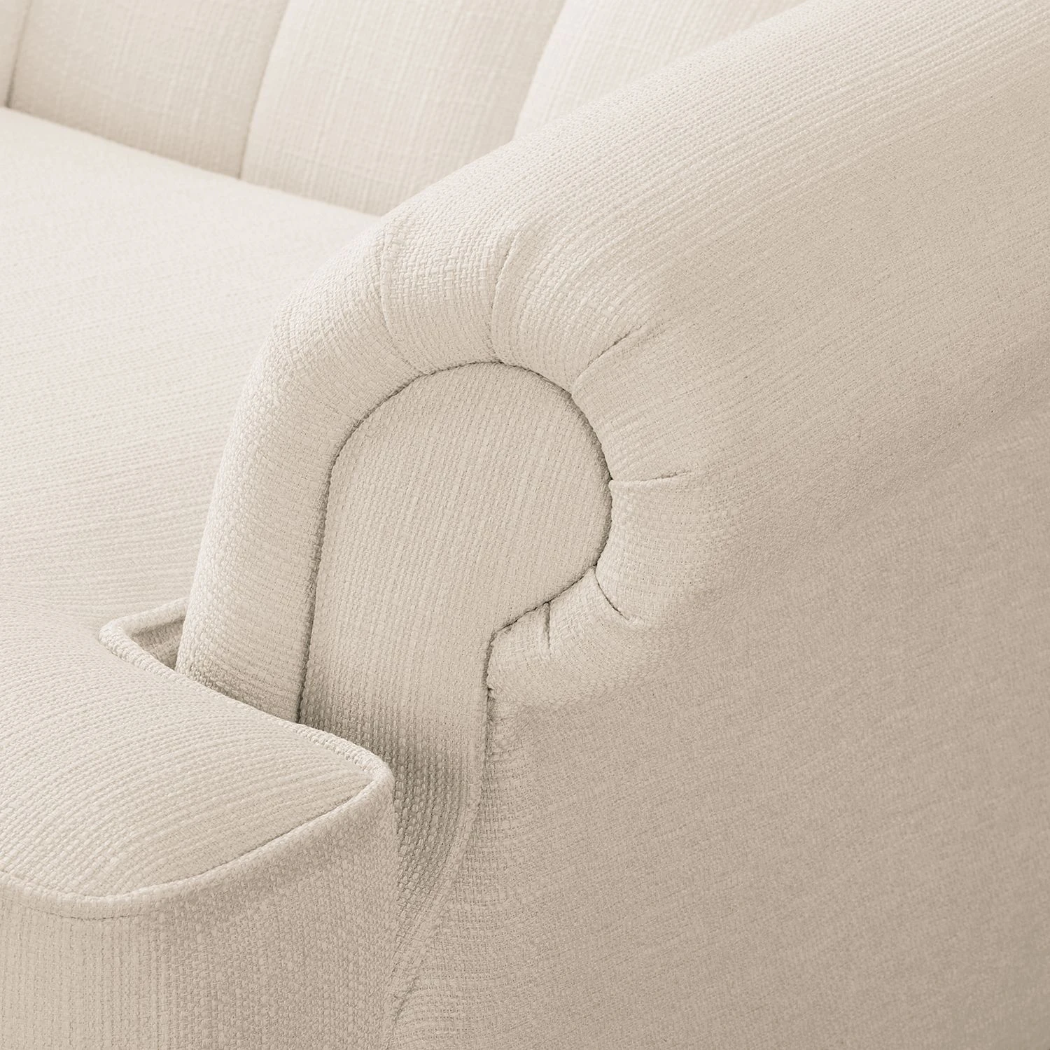 Maison Belfort Ohrensessel Miscol - Beige - Mit Hocker 13 Maison Belfort Ohrensessel Miscol - Beige - Mit Hocker – Bild 13