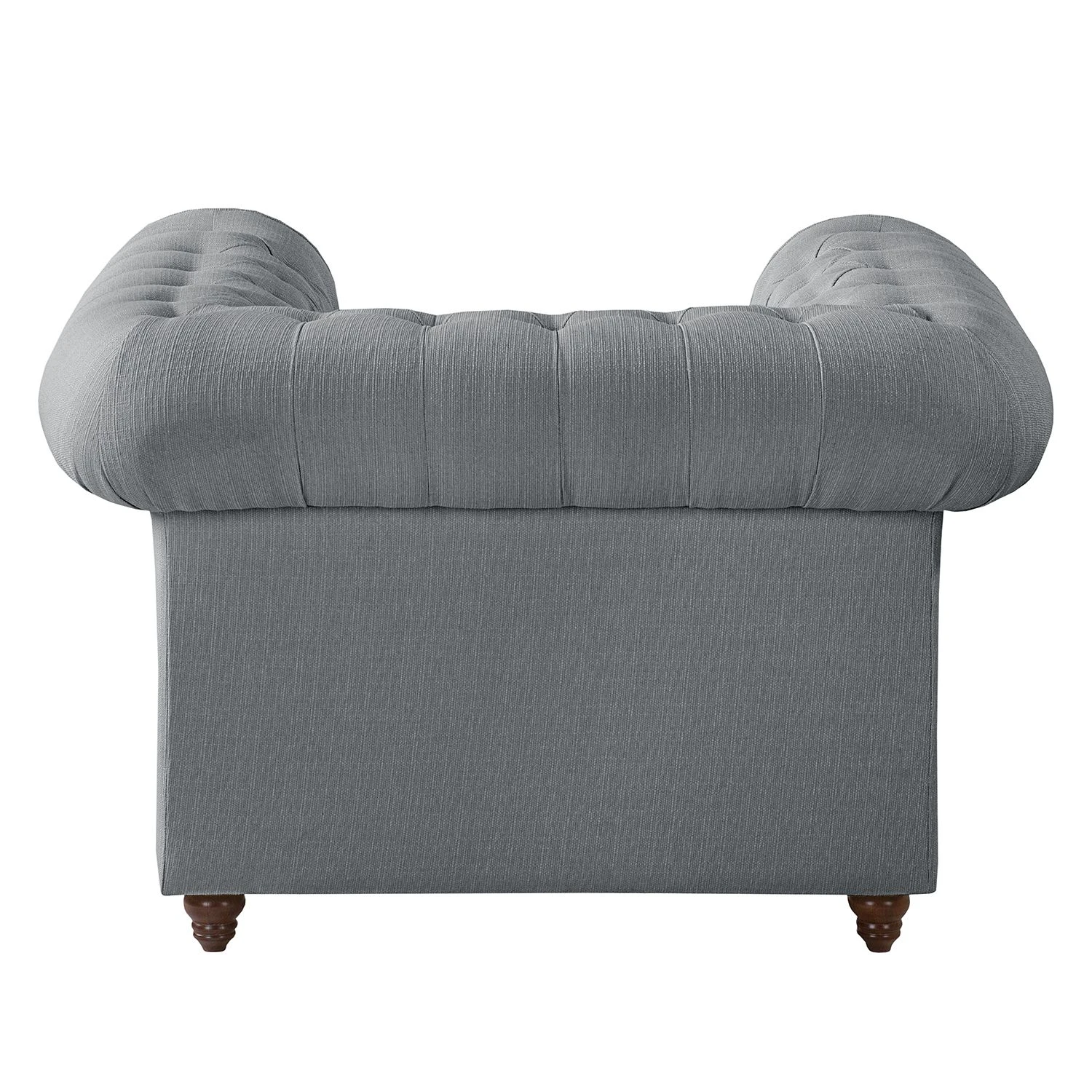 Maison Belfort Chesterfield Sessel Pintano - Silbergrau 5 Maison Belfort Chesterfield Sessel Pintano - Silbergrau – Bild 5
