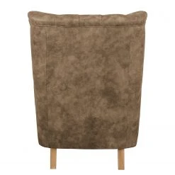 Ars Natura Ohrensessel Shenton Antiklederlook - Latte Macchiato -Wohnzimmermöbel boutique en ligne sessel shenton antiklederlook cubanit 4252444