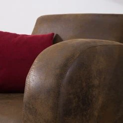 Ars manufacti Sessel Tullow - Antiklederoptik Braun -Wohnzimmermöbel boutique en ligne sessel tullow antiklederoptik braun 4972128