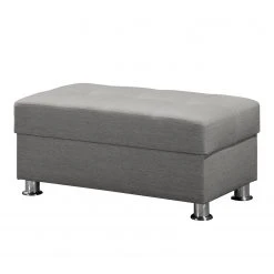 Sessel Upwell - Platin - Mit Hocker -Wohnzimmermöbel boutique en ligne sessel upwell strukturstoff mit hocker platin 5051564