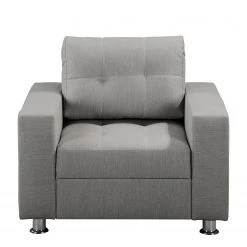 Sessel Upwell - Platin - Mit Hocker -Wohnzimmermöbel boutique en ligne sessel upwell strukturstoff mit hocker platin 5051568