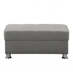 Sessel Upwell - Platin - Mit Hocker -Wohnzimmermöbel boutique en ligne sessel upwell strukturstoff mit hocker platin 5051580