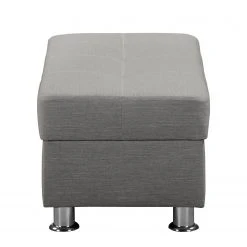 Sessel Upwell - Platin - Mit Hocker -Wohnzimmermöbel boutique en ligne sessel upwell strukturstoff mit hocker platin 5051584