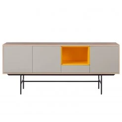 Studio Copenhagen Sideboard Caspito - Hellgrau / Eiche -Wohnzimmermöbel boutique en ligne sideboard caspito hellgrau eiche 4373640