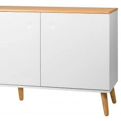 Tenzo Sideboard Dot I - Weiß -Wohnzimmermöbel boutique en ligne sideboard dot i eiche teilmassiv weiss 4148624
